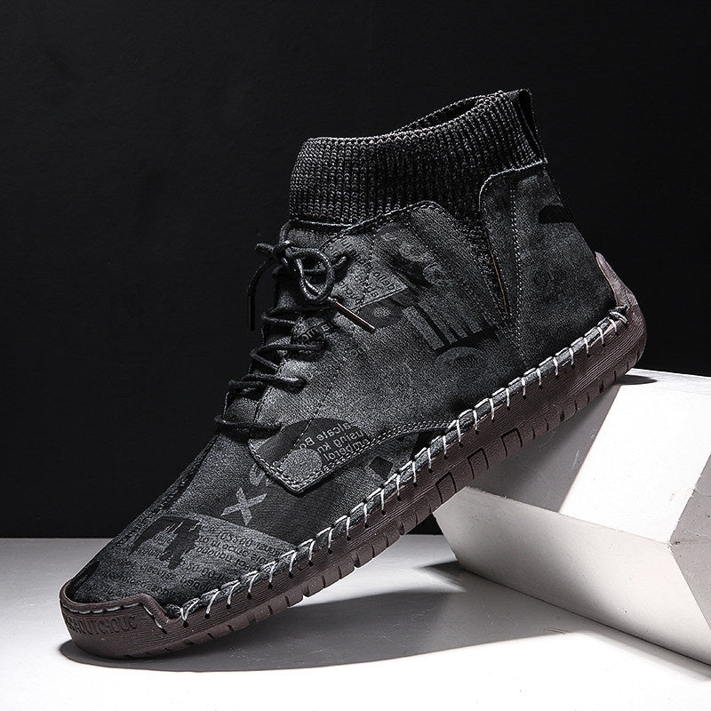 Socks high-top shoes men | GlamzLife