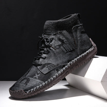 Socks high-top shoes men | GlamzLife