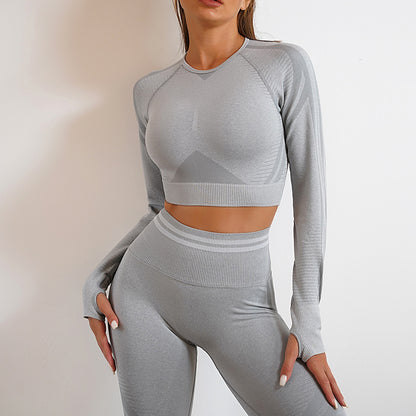 Seamless Yoga Pants & Long Sleeve Tops for Workout & Fitness | GlamzLife