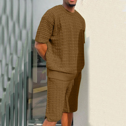 Men's Summer Suit - Fashionable Loose 2 Piece Outfit - GlamzLife