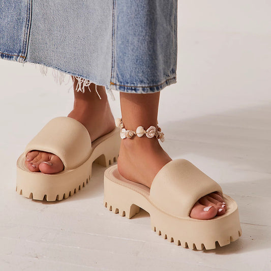 Women's Platform High Heel Fashion EVA Slippers - GlamzLife