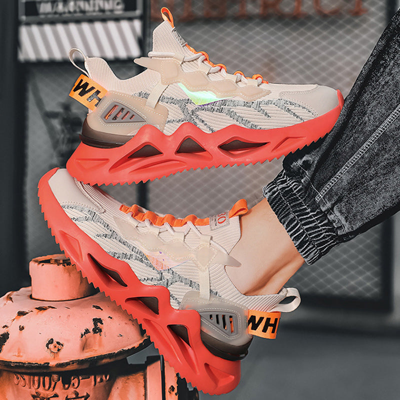 Cool Wave Sole Sport Running Shoes For Men | GlamzLife