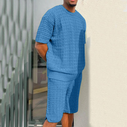 Men's Summer Suit - Fashionable Loose 2 Piece Outfit - GlamzLife