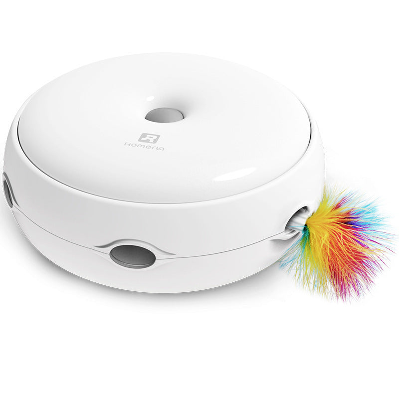 smart funny automatic turntable cat stick donut - GlamzLife