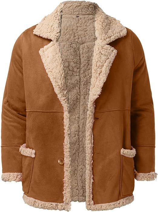 Fashion Men's Fur Integrated Fleece-lined Padded Jacket - GlamzLife
