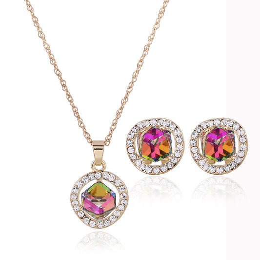 Bridal Bling: Sparkling Crystal Jewelry Set | GlamzLife