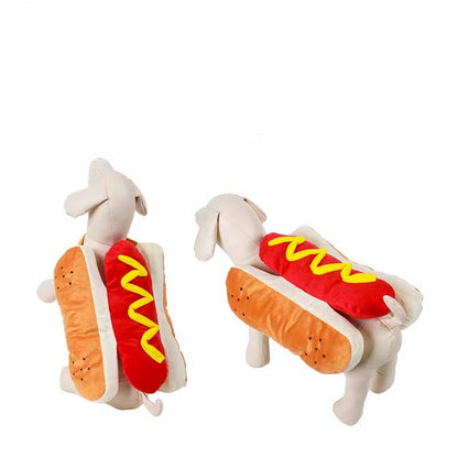 Funny Hot Dog Halloween Costume for Pets - GlamzLife
