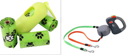 Retractable Dual Pet Dog Walking Leash - GlamzLife
