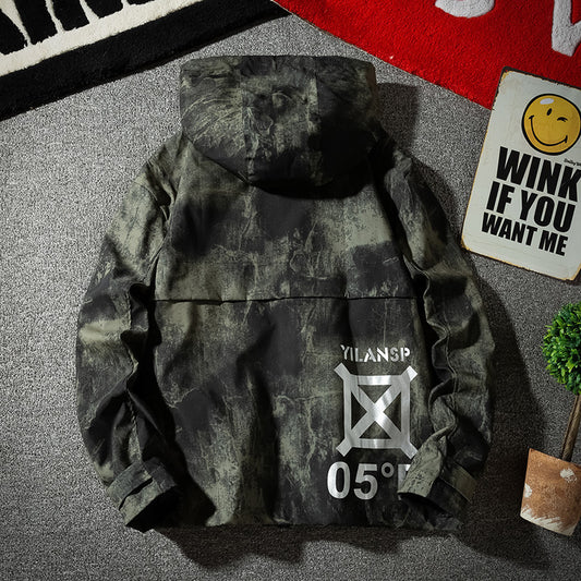Men's Casual Standing Collar Jacket - GlamzLife
