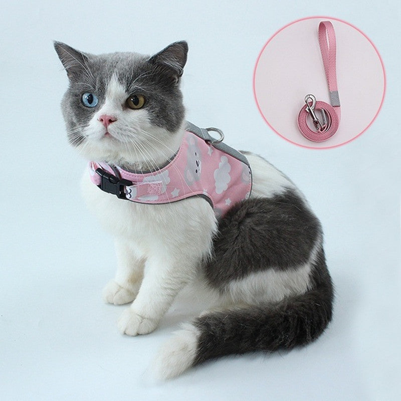 Reflective anti-stroke cat walking rope - GlamzLife
