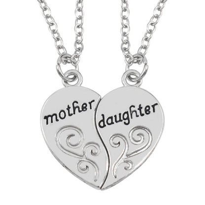 Mother And Daughter Two-part Love Necklace | GlamzLife