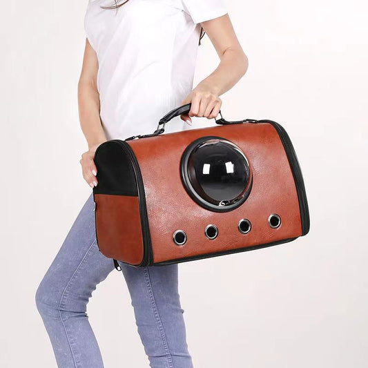 PU Rainproof Transparent Go Out Portable Pet Bag - GlamzLife