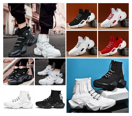 Net red socks sneakers men | GlamzLife