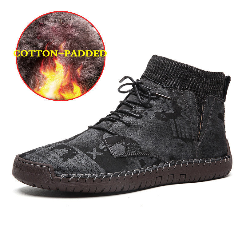 Socks high-top shoes men | GlamzLife