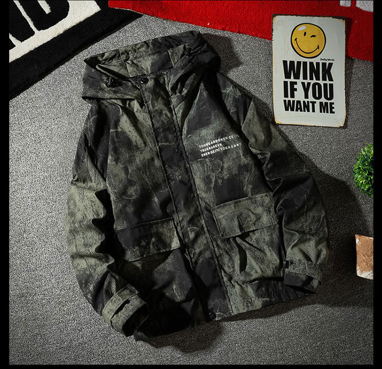 Men's Casual Standing Collar Jacket - GlamzLife