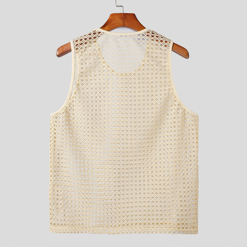 Hollow Fitness Sports Sleeveless T-shirt - GlamzLife