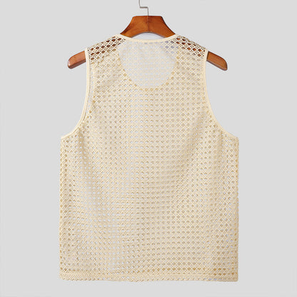 Hollow Fitness Sports Sleeveless T-shirt - GlamzLife