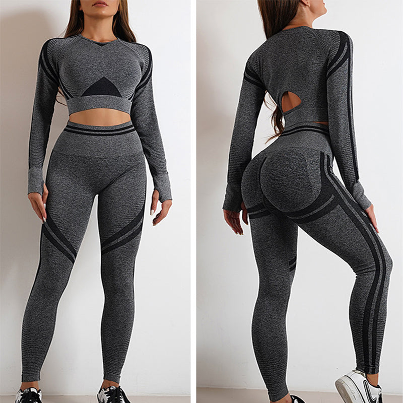 Seamless Yoga Pants & Long Sleeve Tops for Workout & Fitness | GlamzLife