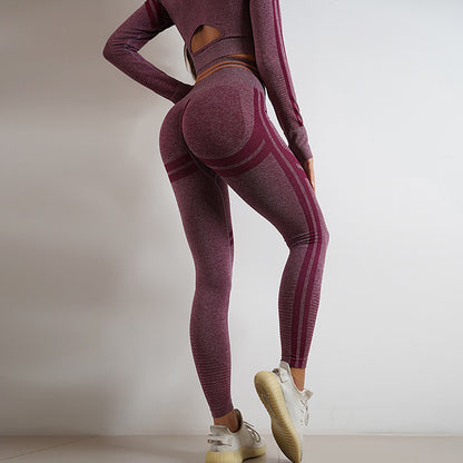 Seamless Yoga Pants & Long Sleeve Tops for Workout & Fitness | GlamzLife