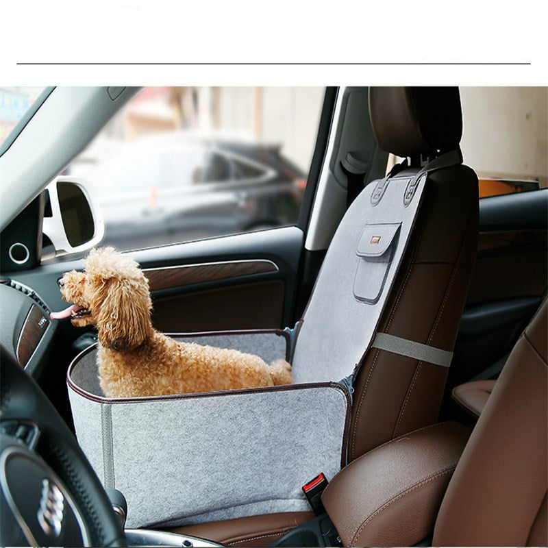 Retro Dual-purpose Pet Car Mat Front Seat Cushion - GlamzLife