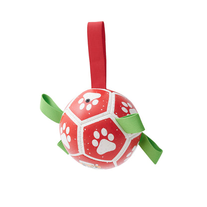 Dog Soccer Balls Toy With Straps - GlamzLife
