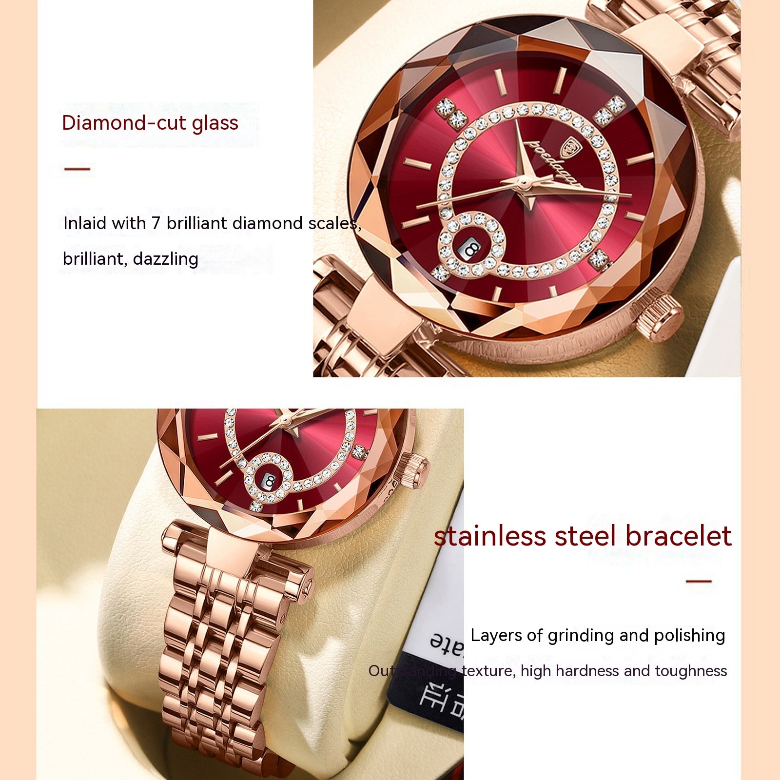 New Waterproof Women's Ultra-thin Fashion Quartz Watch | GlamzLife