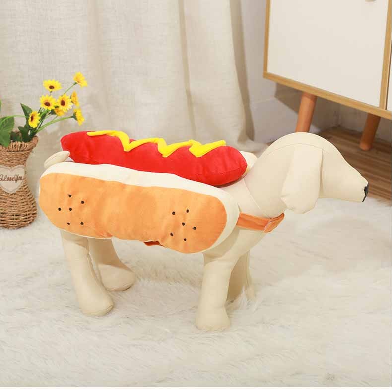 Funny Hot Dog Halloween Costume for Pets - GlamzLife