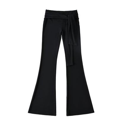 Lace-up Hip Mop Casual Pants - GlamzLife