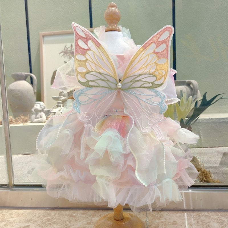 Girls Fashion Personality Butterfly Wings Dress - GlamzLife