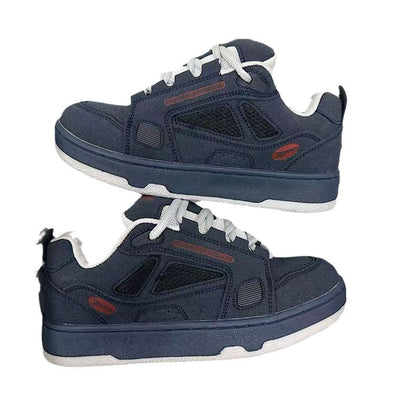 Lightweight Trendy Suede Patchwork Retro Bread Shoes