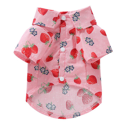 Fashion Personality Fruit Casual Style Dog Clothes - GlamzLife