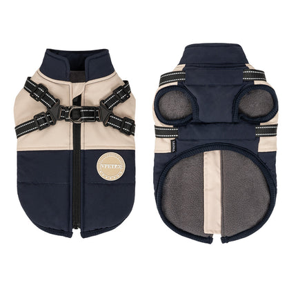 Pet Dog Windproof Chest Back Integrated Cloth - GlamzLife