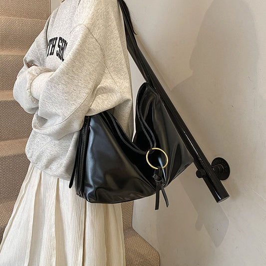 Vintage Bag Women's Large Capacity Soft Leather Niche - GlamzLife