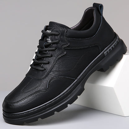 Men's Daily Casual Leather Shoes Outdoor Mountaineering