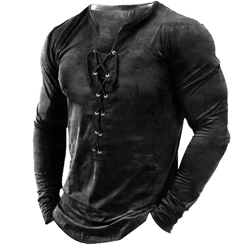 Sports Long Sleeved Men's Printed T-shirt | GlamzLife