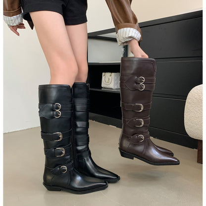 Autumn And Winter New Retro High Sense Niche Knight Boots Children