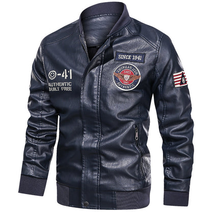 Men's Leather Casual Jacket - GlamzLife
