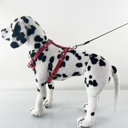 Spiked Studded Leather Puppy Dog Harness - GlamzLife
