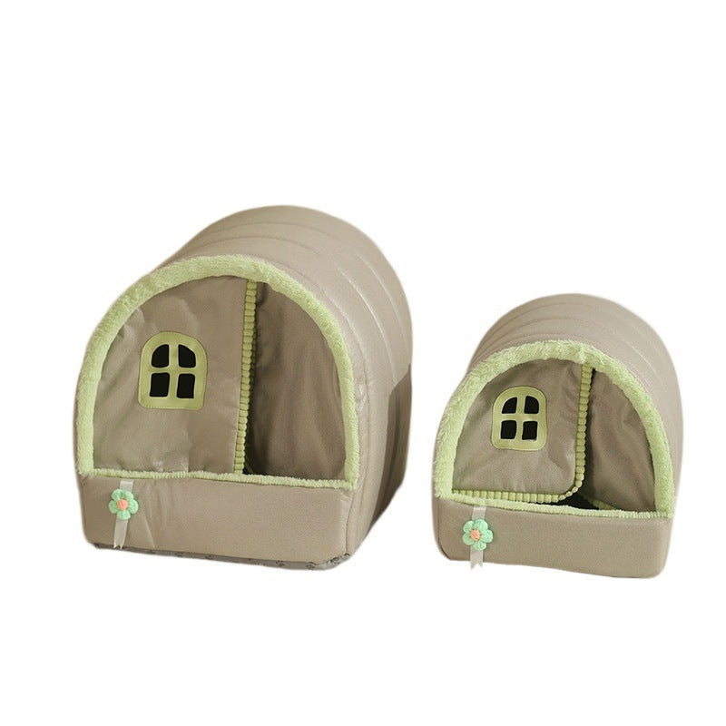 Four Seasons Universal Pet Closed Warm Cat Nest - GlamzLife