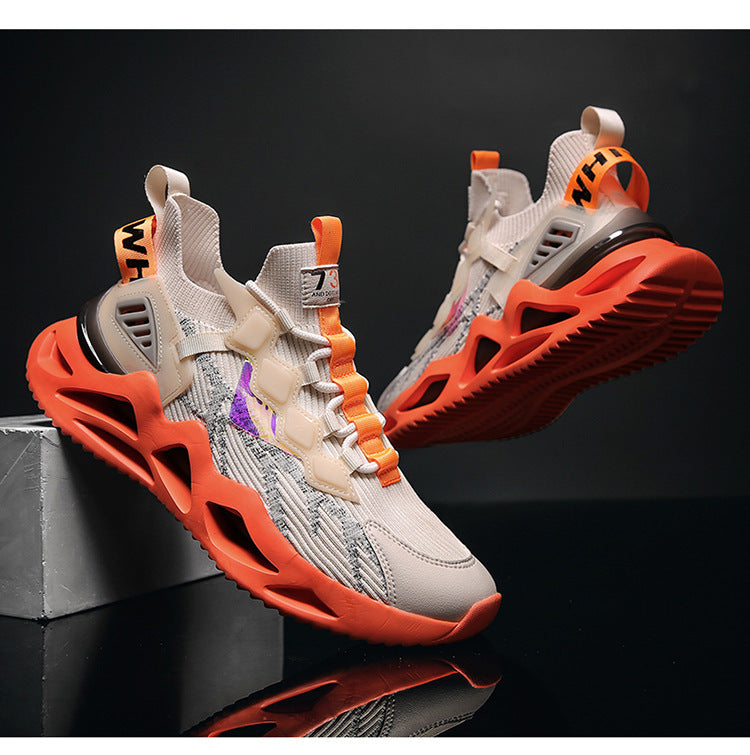 Cool Wave Sole Sport Running Shoes For Men | GlamzLife