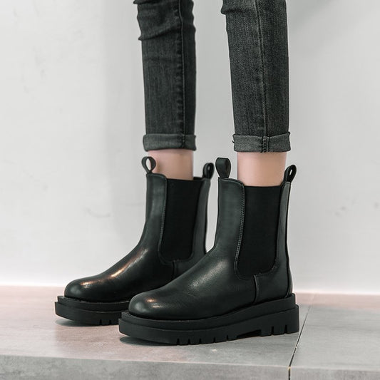 Spring Women's Platform Ankle Boots - GlamzLife