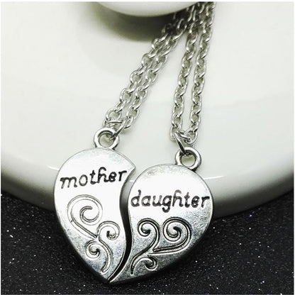 Mother And Daughter Two-part Love Necklace | GlamzLife