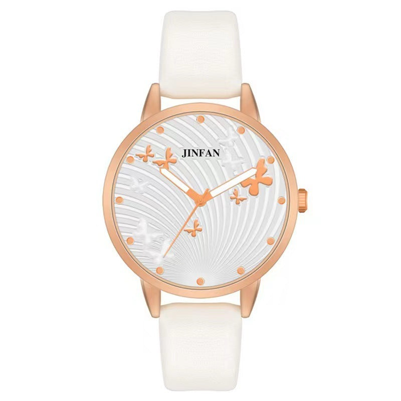 Student Sweet Butterfly Macron All-match Fashion Quartz Wrist Watch | GlamzLife