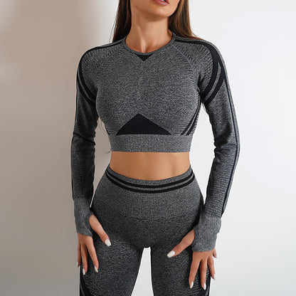 Seamless Yoga Pants & Long Sleeve Tops for Workout & Fitness | GlamzLife