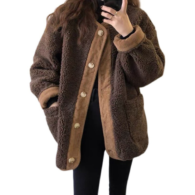 Cute Cotton-padded Coat For Women - GlamzLife