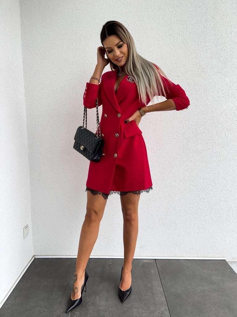 Double Lace Suit Dress - GlamzLife
