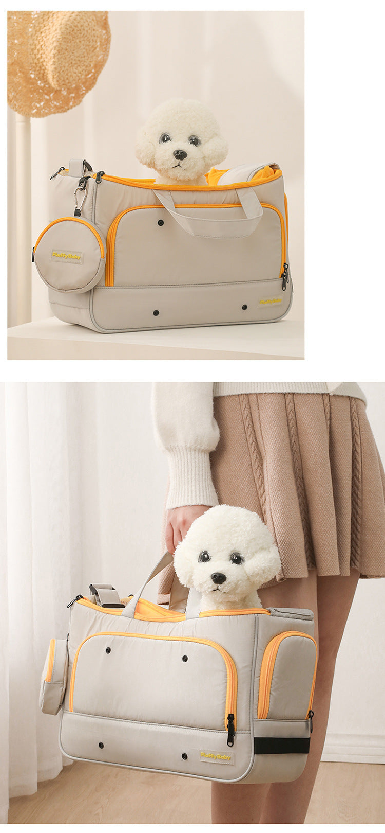 Warm Large Capacity Pet Crossbody Bag - GlamzLife