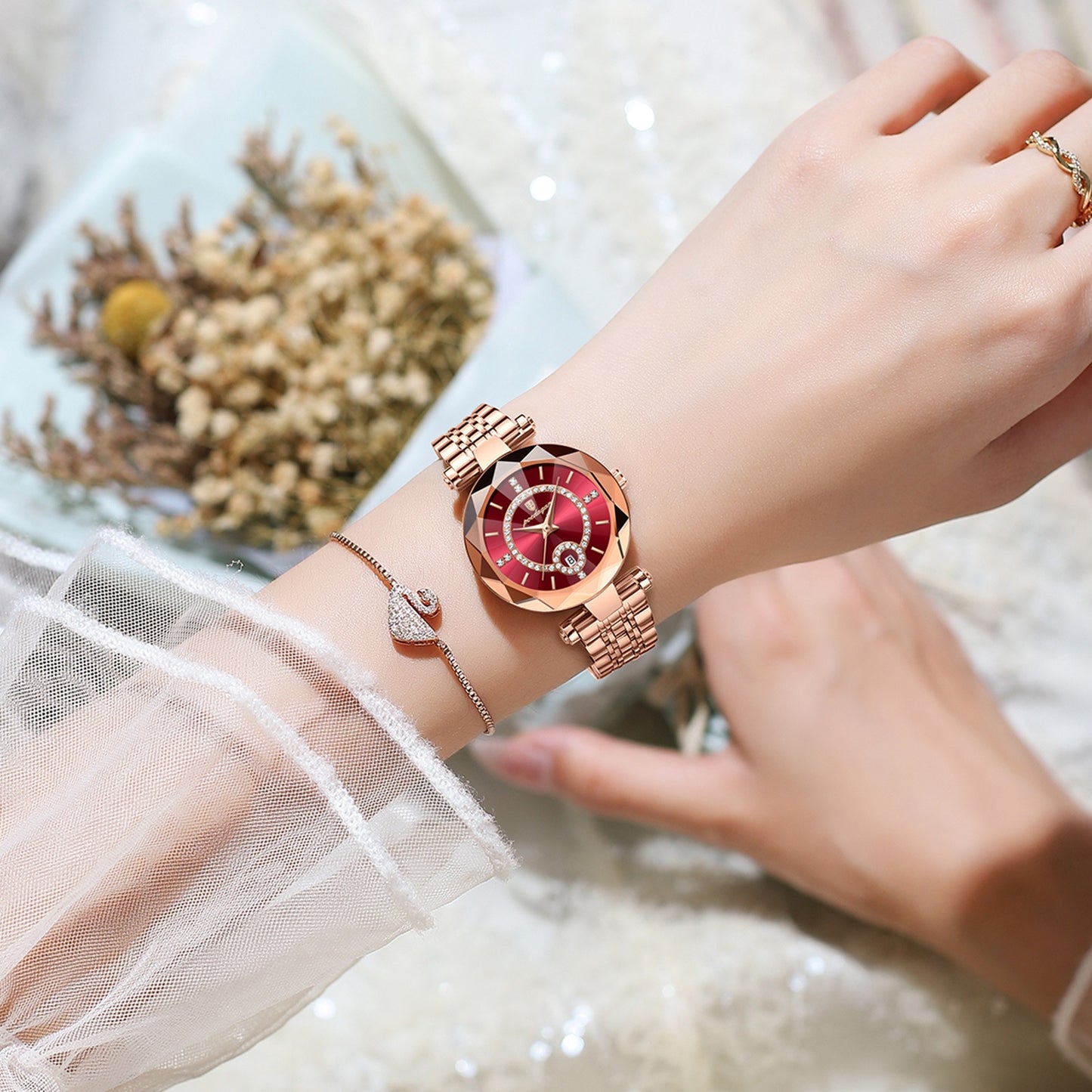 New Waterproof Women's Ultra-thin Fashion Quartz Watch | GlamzLife