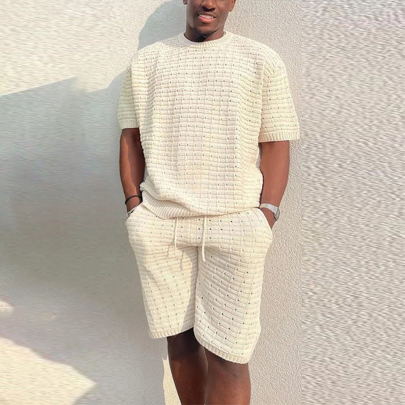 Men's Summer Suit - Fashionable Loose 2 Piece Outfit - GlamzLife