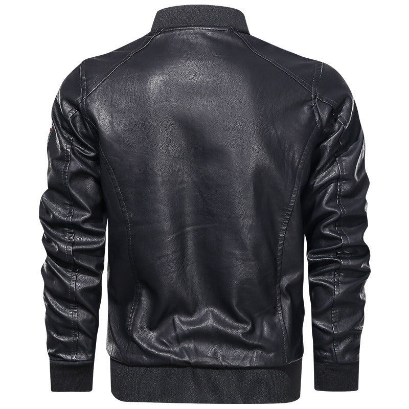 Men's Leather Casual Jacket - GlamzLife